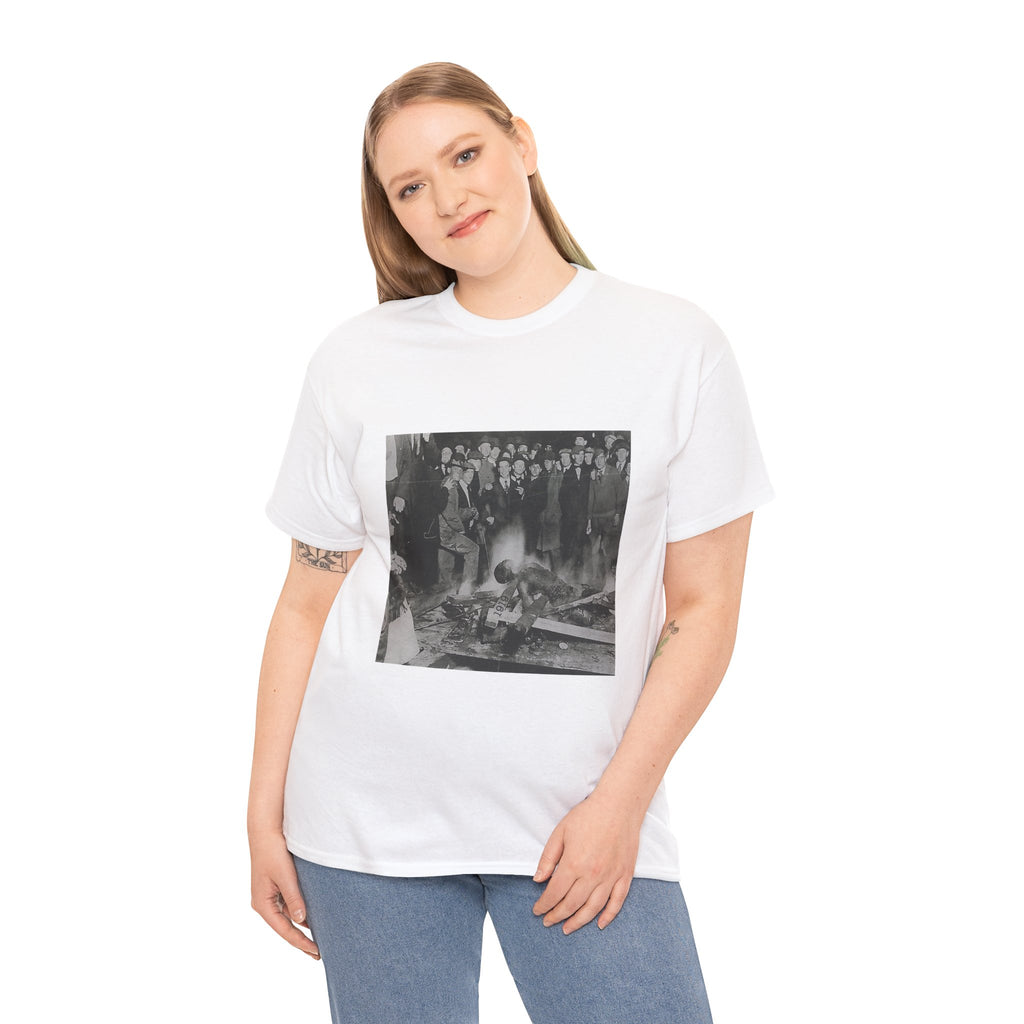 Graphic Tee — Vintage Crowd Photo Print