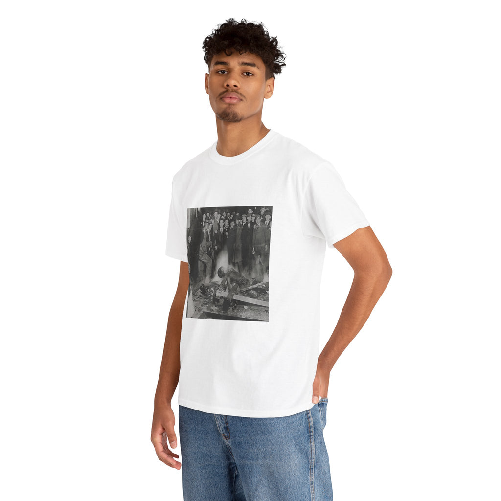 Graphic Tee — Vintage Crowd Photo Print